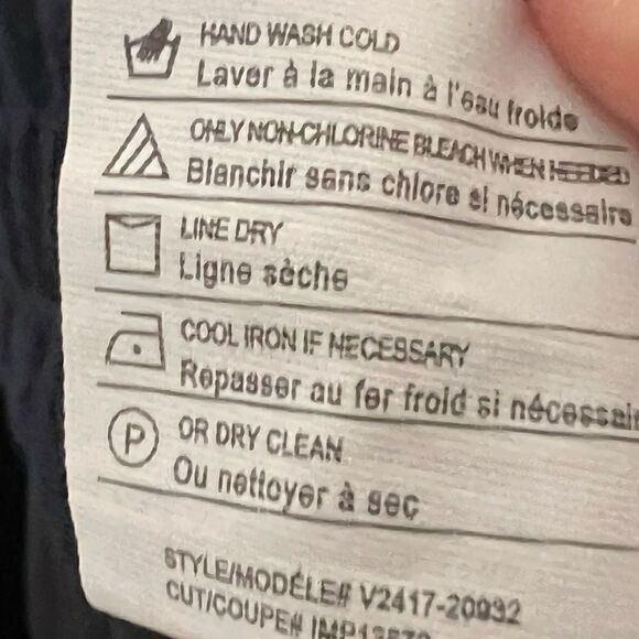 Vince Navy Crepe Jogger Pant Size 0 - Picture 6 of 6